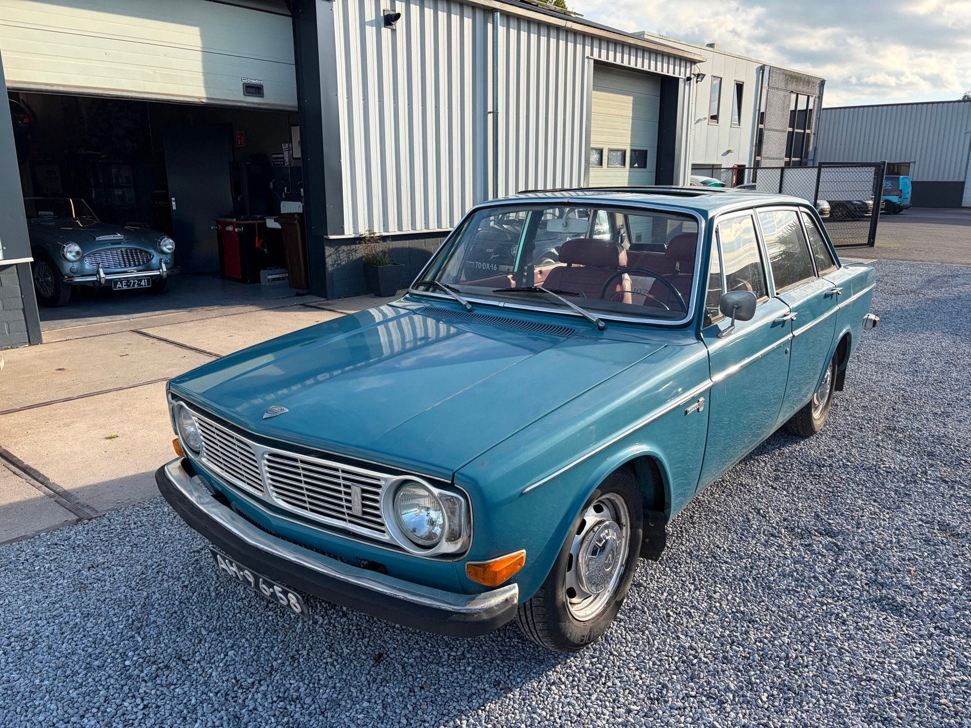 Volvo 144 B20 automaat, Auto's, Gebruikt, Overige modellen, Blauw, Te koop