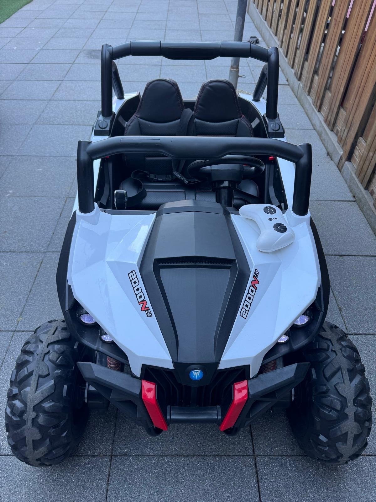 Elektrische Kinderauto UTV-MX 2000N - Wit, Ophalen, Nieuw