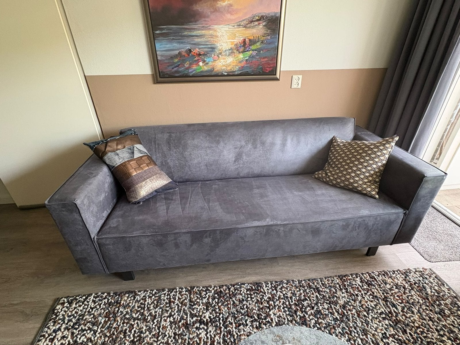 Nette driezitsbank, Ophalen, Zo goed als nieuw, 75 tot 100 cm