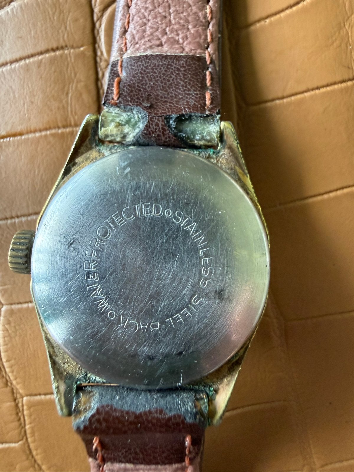3 Oude Mechanische Horloges: Marc, Ankra, Pontiac, Overige merken, Overige materialen, Gebruikt, Polshorloge