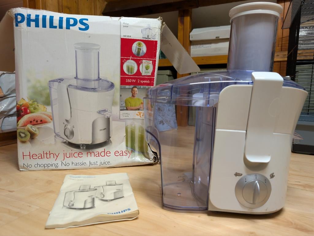 Philips sap centrifuge, Ophalen of Verzenden, Zo goed als nieuw, Elektrisch, Sapcentrifuge