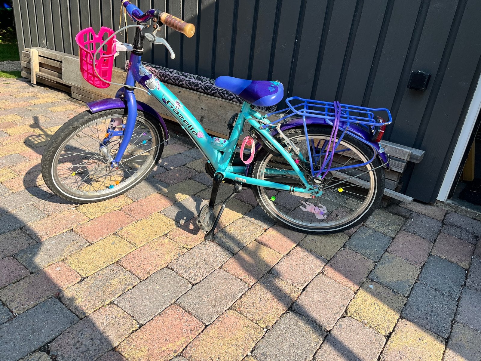 Gazelle Vlinder kinderfiets 20 inch, Fietsen en Brommers, Fietsen | Kinderfietsjes, Ophalen, Gebruikt, Velgrem, 20 inch of meer