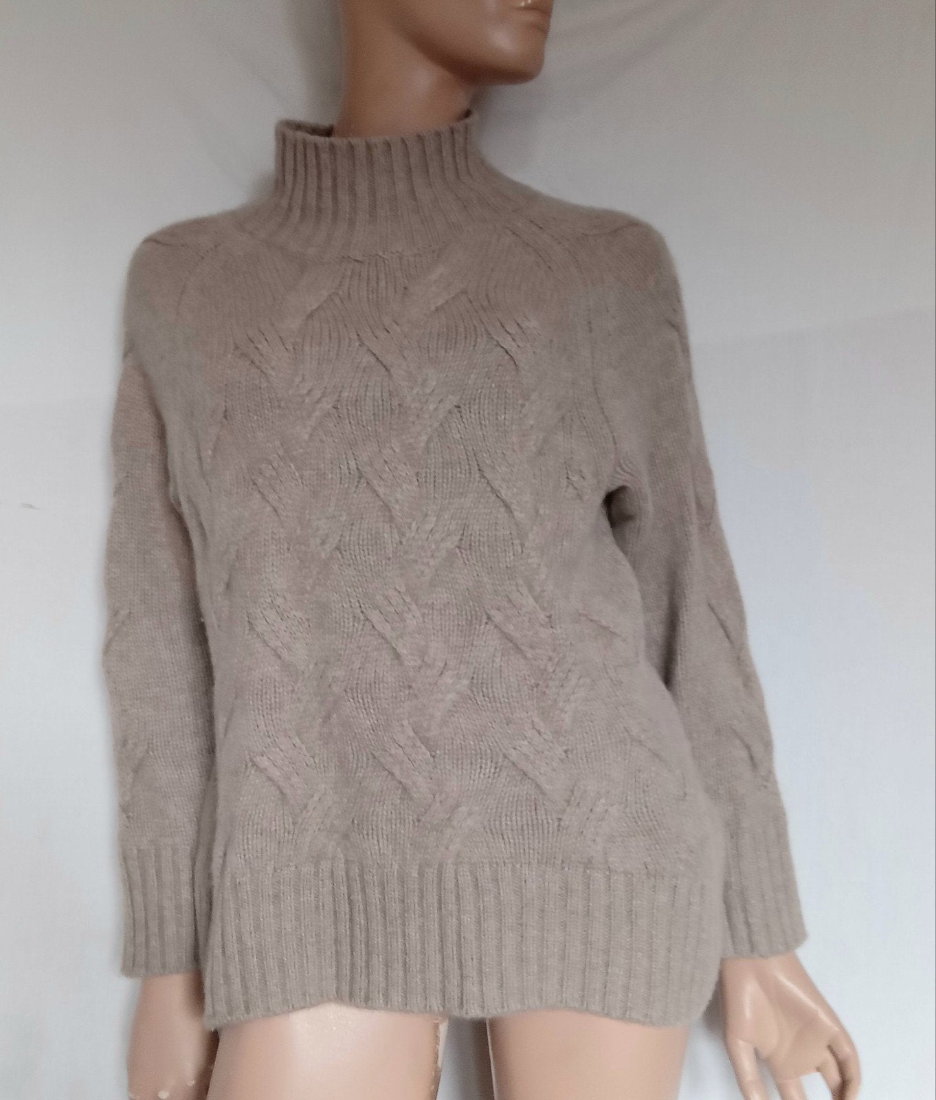 PETER HAHN CASHMERE Trui , Maat 40, Ophalen, Zo goed als nieuw, Maat 38/40 (M), Grijs