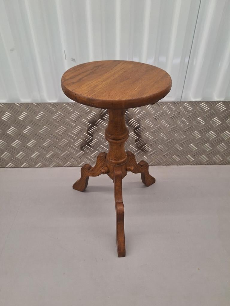 Vintage houten bijzettafel - Plantentafel, Ophalen