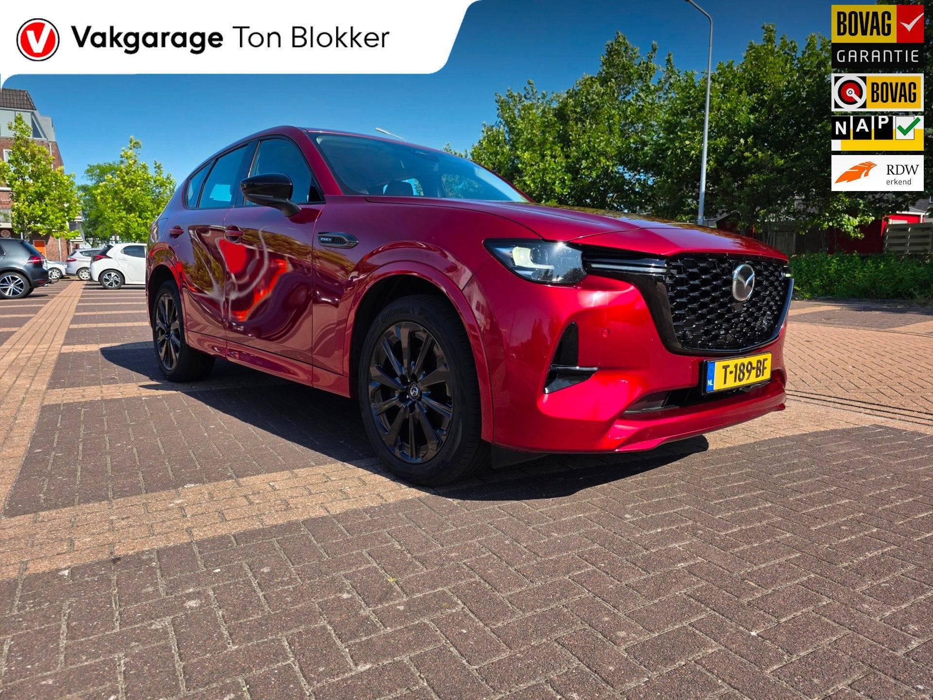 Mazda CX-60 2.5 e-SkyActiv PHEV Homura, Auto's, Mazda, Automaat, Dealer onderhouden, Gebruikt, Bedrijf