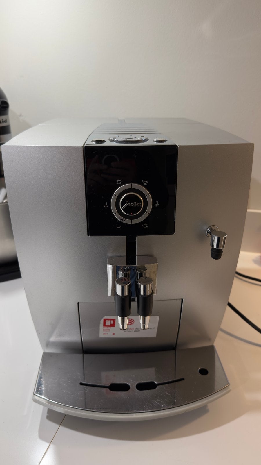Jura J5 volautomatische espressomachine - Zilver, Koffiemachine, Ophalen of Verzenden, Niet werkend, 4 tot 10 kopjes