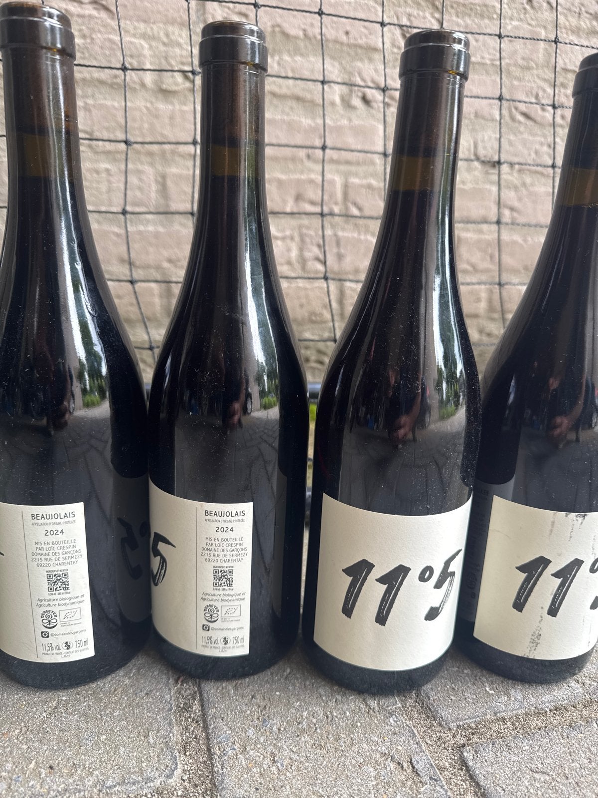 Beaujolais 2024 - 4 flessen rode wijn prijs per fles, Verzamelen, Wijnen, Ophalen of Verzenden, Nieuw, Frankrijk, Rode wijn