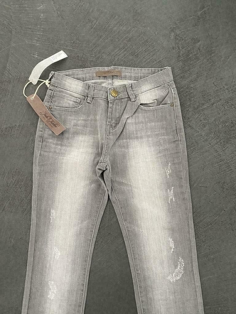 F443 Nieuw: jeans: maat 30=M=38 spijkerbroek grijs broek, Jade Twelve, Nieuw, Ophalen of Verzenden, W30 - W32 (confectie 38/40)