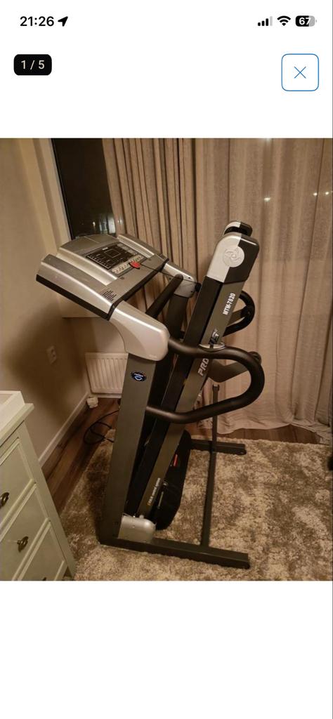 Proteus MTM-7820 loopband - geeft errorcode 1, Sport en Fitness, Ophalen, Gebruikt, Metaal, Loopband