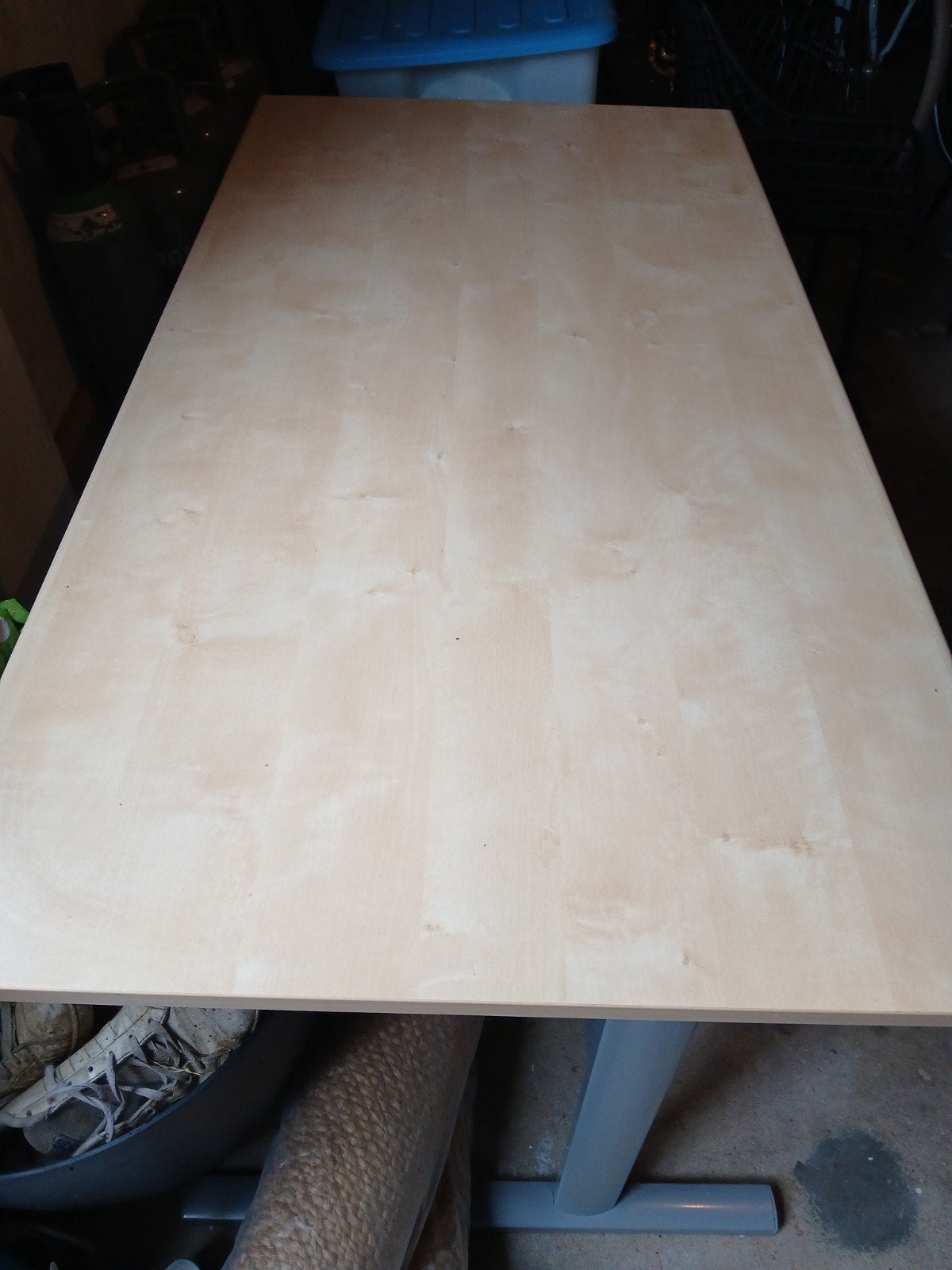 Bureau  berken 72 x 139 cm, hoogte 74 cm, Huis en Inrichting, Ophalen, Gebruikt