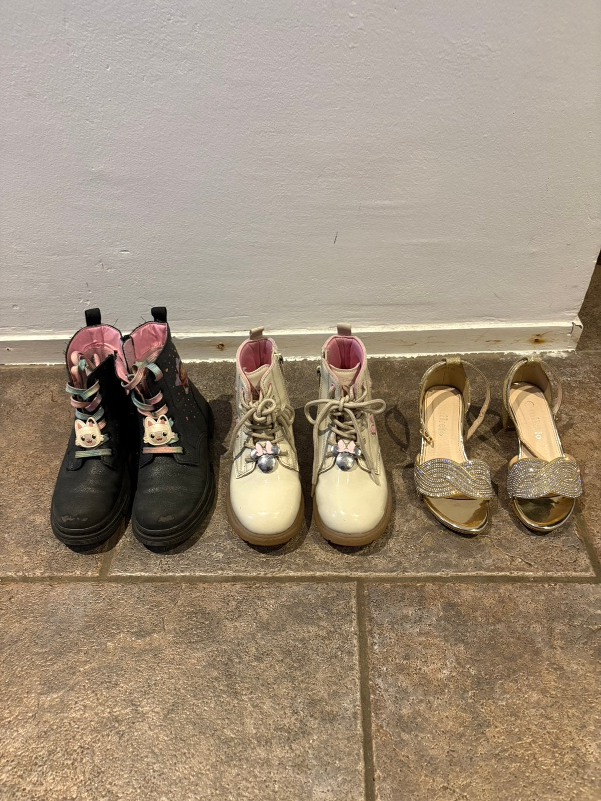 3 paar meisjes schoenen, Ophalen of Verzenden, Gebruikt, Meisje, Schoenen