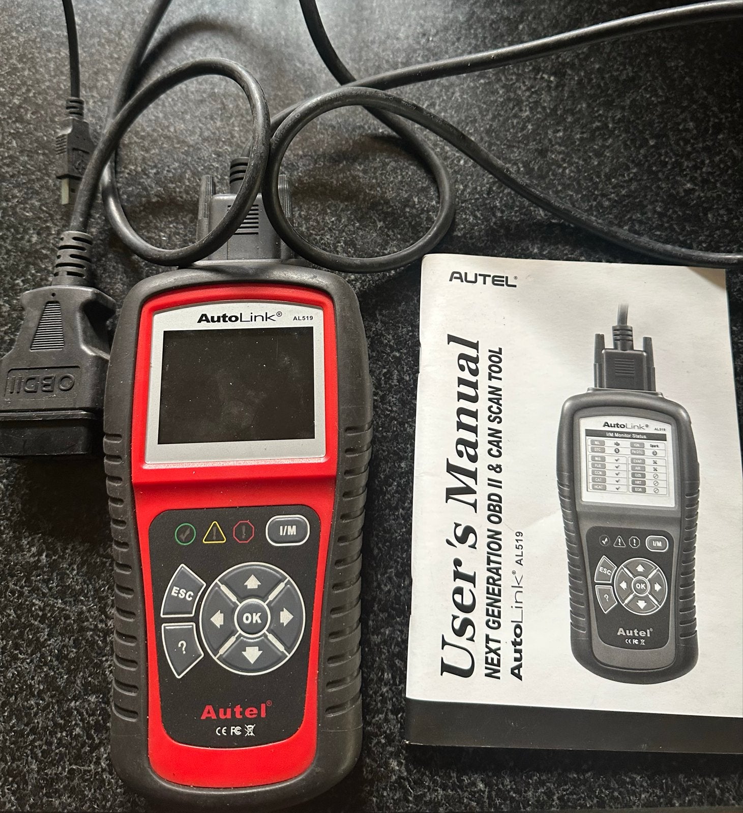 Autel AutoLink AL519 OBD2 & CAN Scan Tool, Ophalen, Gebruikt