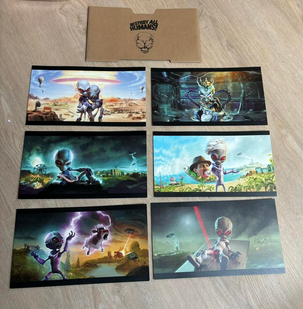 Destroy all Humans Litographs, Spelcomputers en Games, Ophalen of Verzenden, Zo goed als nieuw, Sport, Vanaf 3 jaar