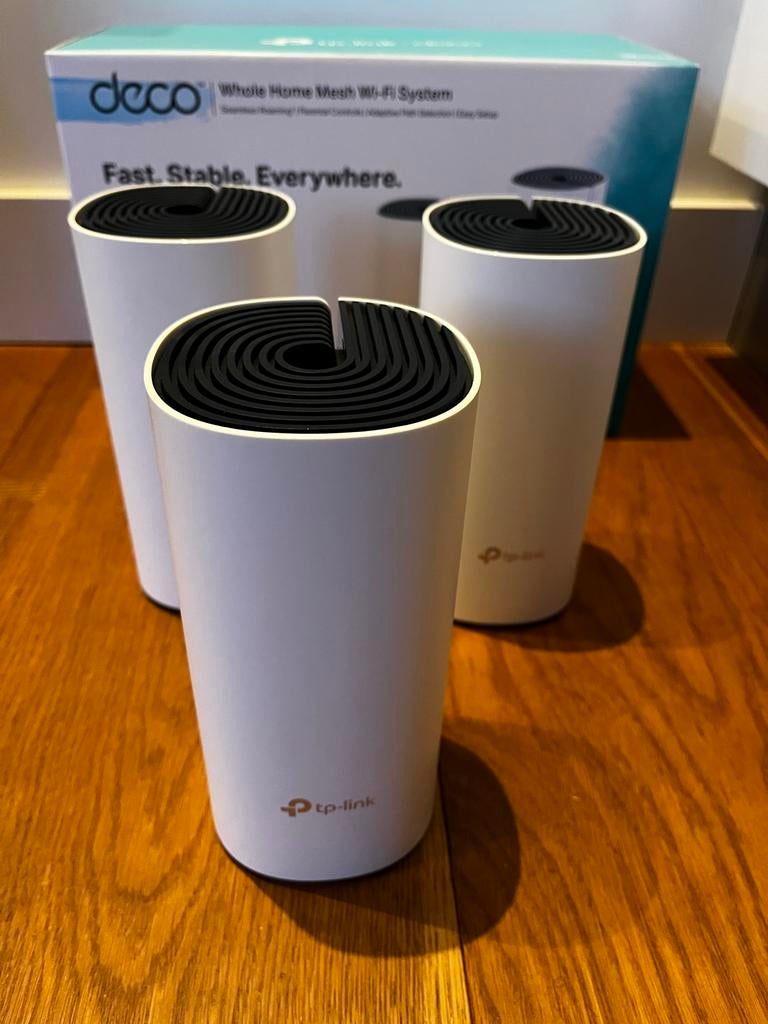 WiFi versterker TP-Link Deco M4 Mesh, Ophalen of Verzenden, Zo goed als nieuw, Router