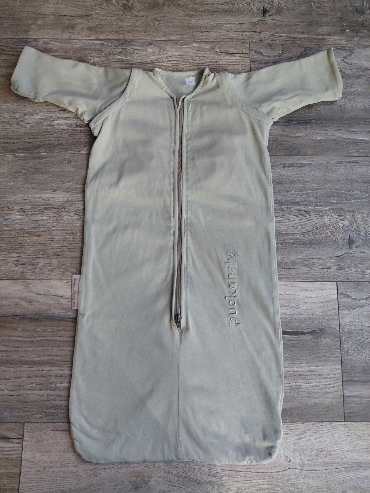 Puckababy newborn bag, Olive, zeer goede staat, Groen, Inclusief buikband, Puckababy, Ophalen of Verzenden