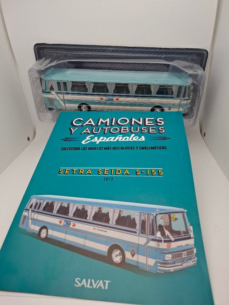 Setra Seida S155 Touringcar bus Spanje (1973) - Salvat 1/43, Verzenden, Zo goed als nieuw, Bus of Vrachtwagen, Overige merken