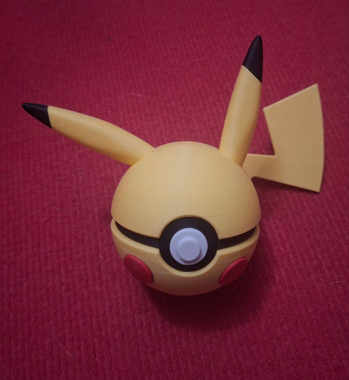 3D Geprinte Pikachu Pokémonbal, Verzamelen, Ophalen, Zo goed als nieuw