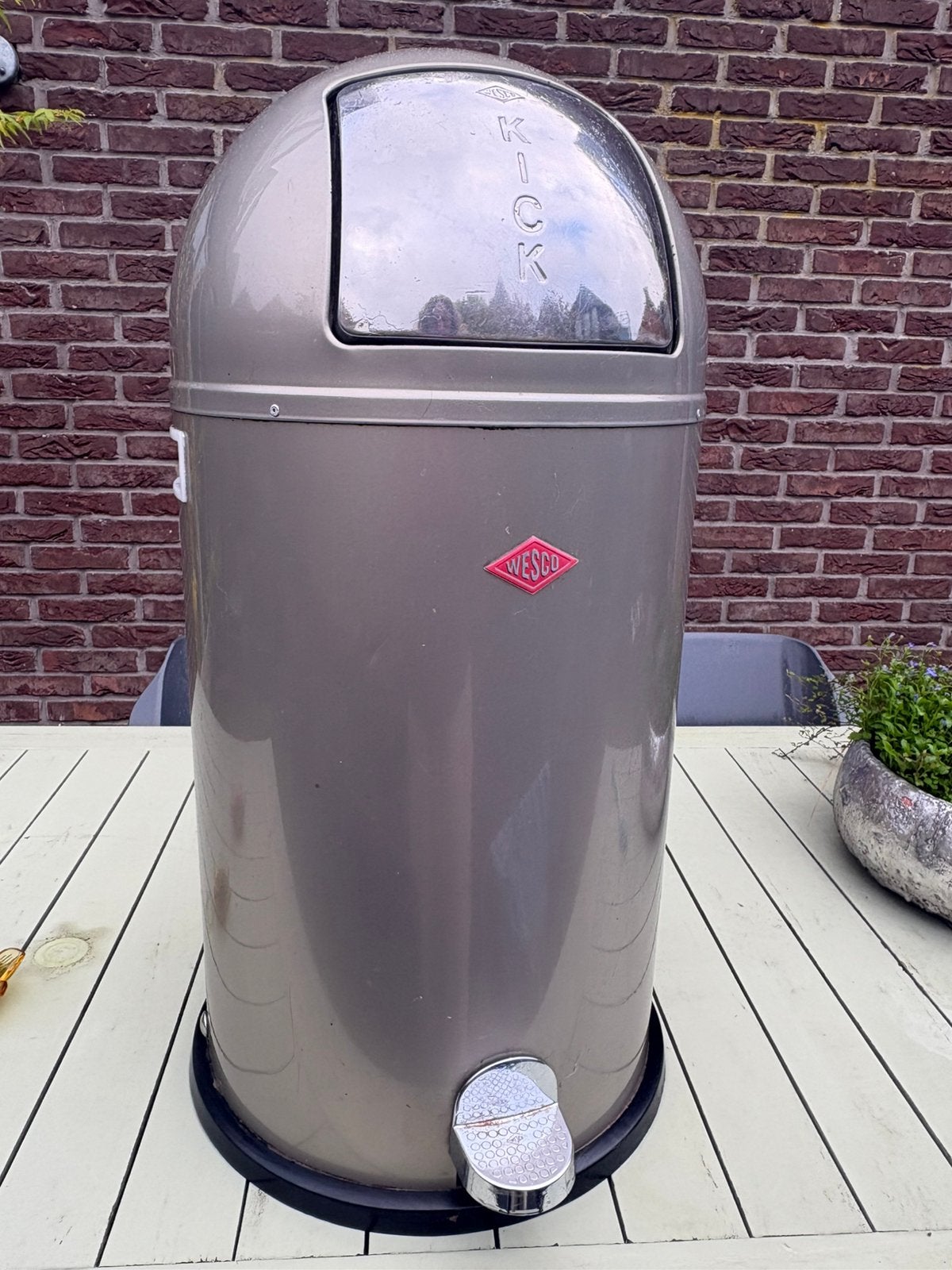 Mooie Wesco kickmaster, Ophalen, 50 – 75, Gebruikt, Met pedaal