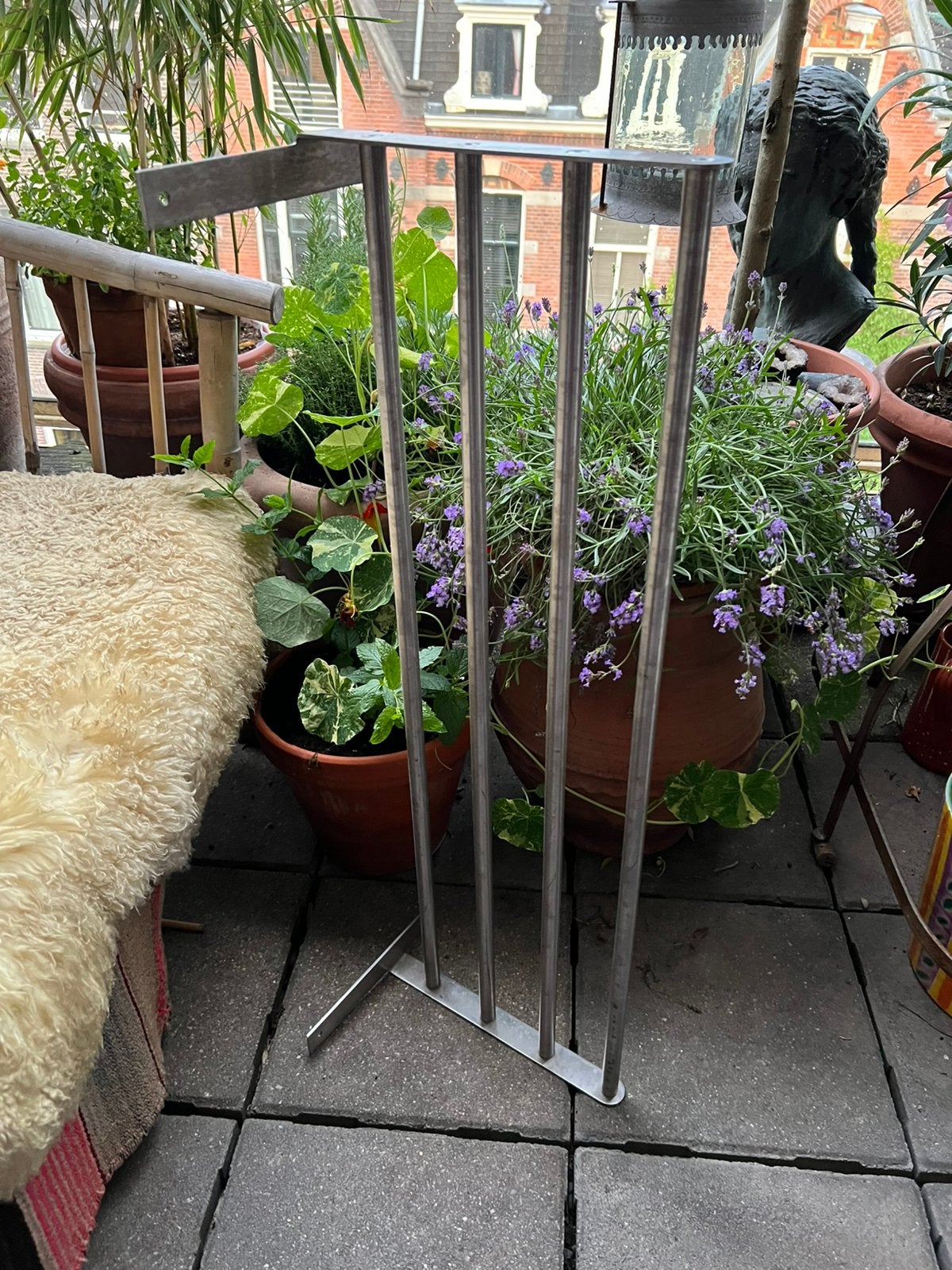 wand rek RVS ikea, Ophalen, Overige typen, IKEA, Zilver