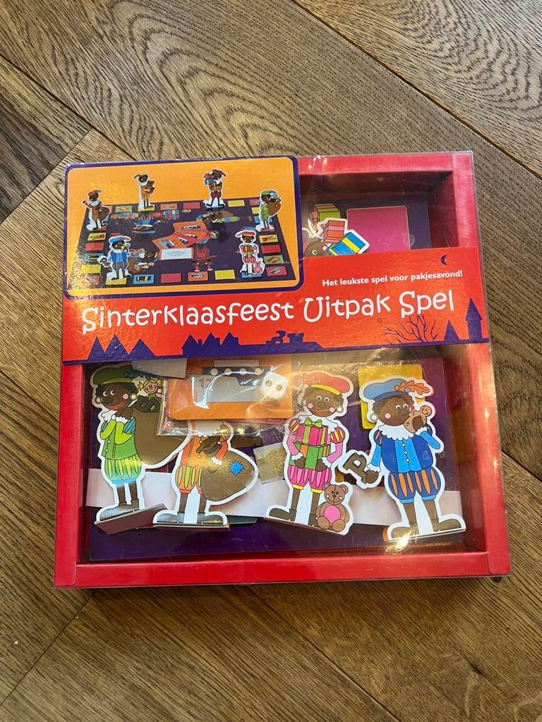 Sinterklaas Uitpak Spel - Nieuw en Compleet!, Diversen, Sinterklaas, Nieuw, Ophalen of Verzenden