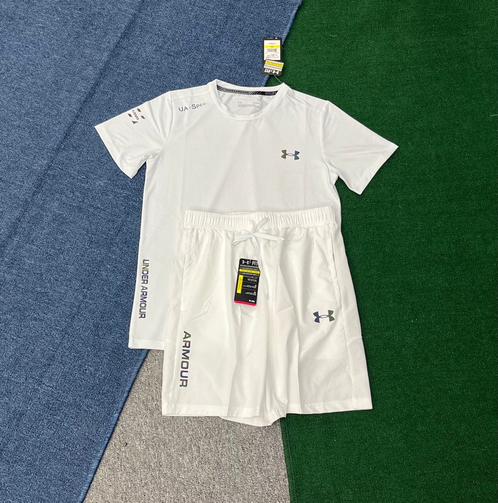 Heren Sport Zomerset | T-Shirt + Short | Diverse Kleuren, Kleding | Heren, T-shirts, Overige kleuren, Verzenden, Under Armour