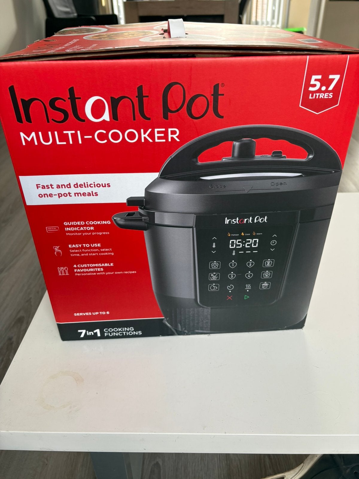 Nieuw in doos instant pot multi cooker, Witgoed en Apparatuur, Ophalen of Verzenden, Nieuw