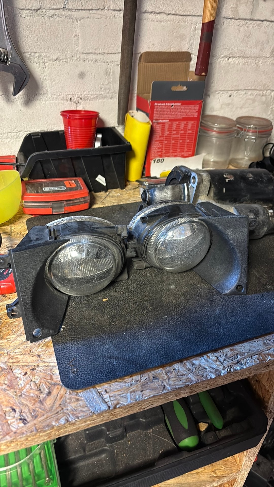 Bmw e39 mist lampen, Ophalen, Gebruikt