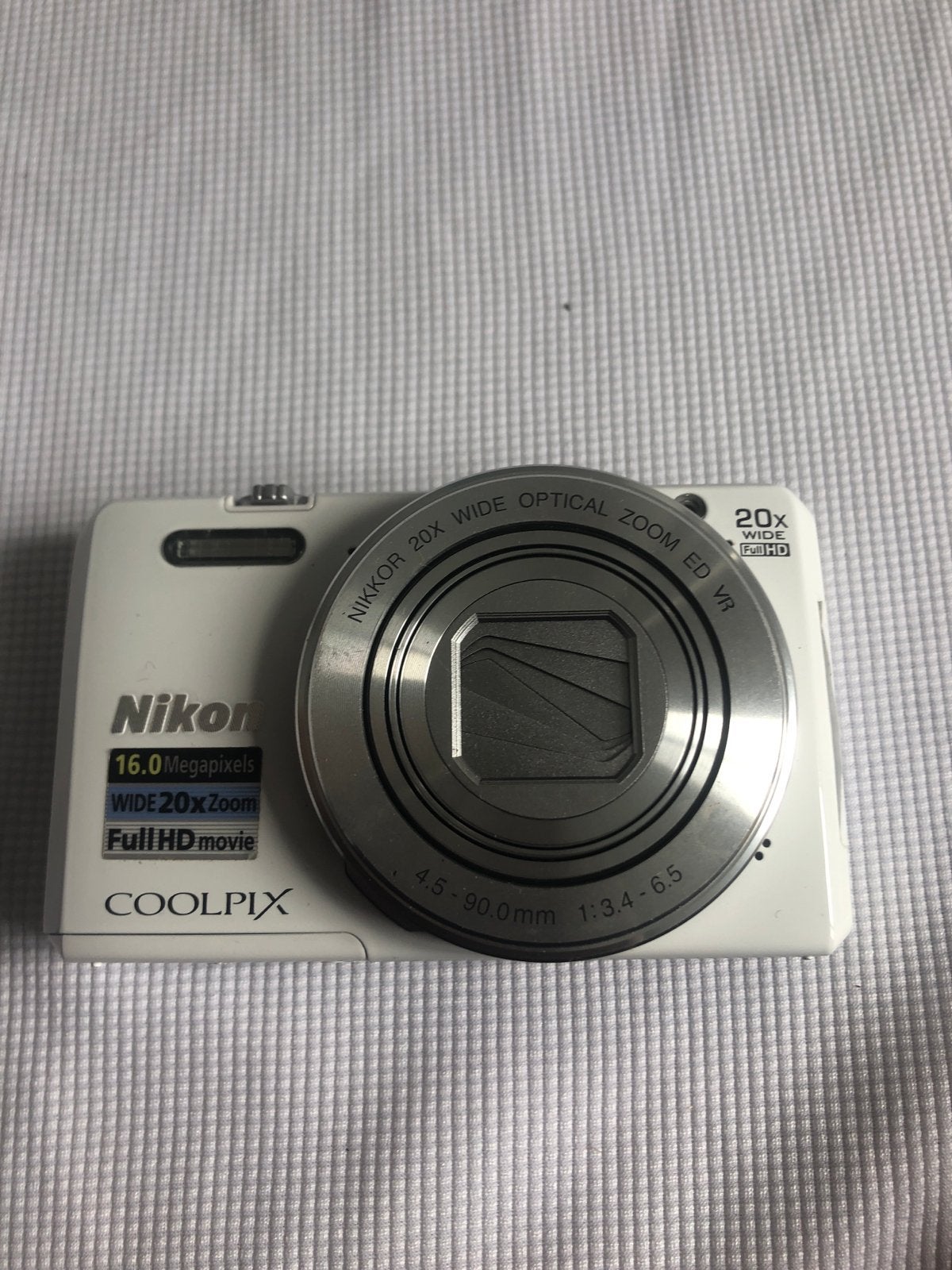 Nikon Coolpix S7000 Compactcamera - Wit, Audio, Tv en Foto, Fotocamera's Digitaal, Gebruikt, Ophalen of Verzenden, Compactcamera
