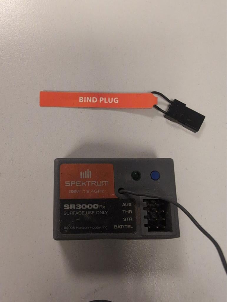 Spektrum SR3000Rx DSM 2.4GHz ontvanger met bind plug, Ophalen of Verzenden, Zo goed als nieuw