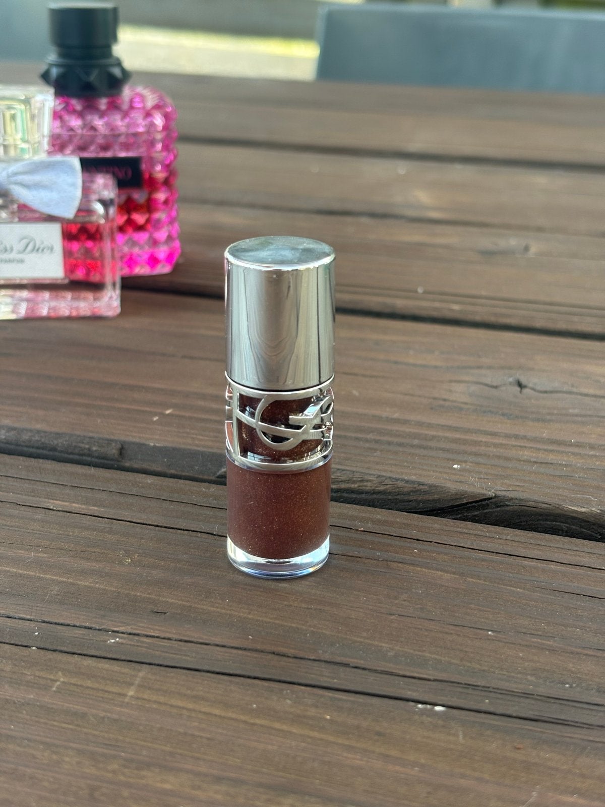 YSL Loveshine Plumping Lip Oil Gloss - Nummer 06, Lippen, Bruin, Ophalen of Verzenden, Zo goed als nieuw