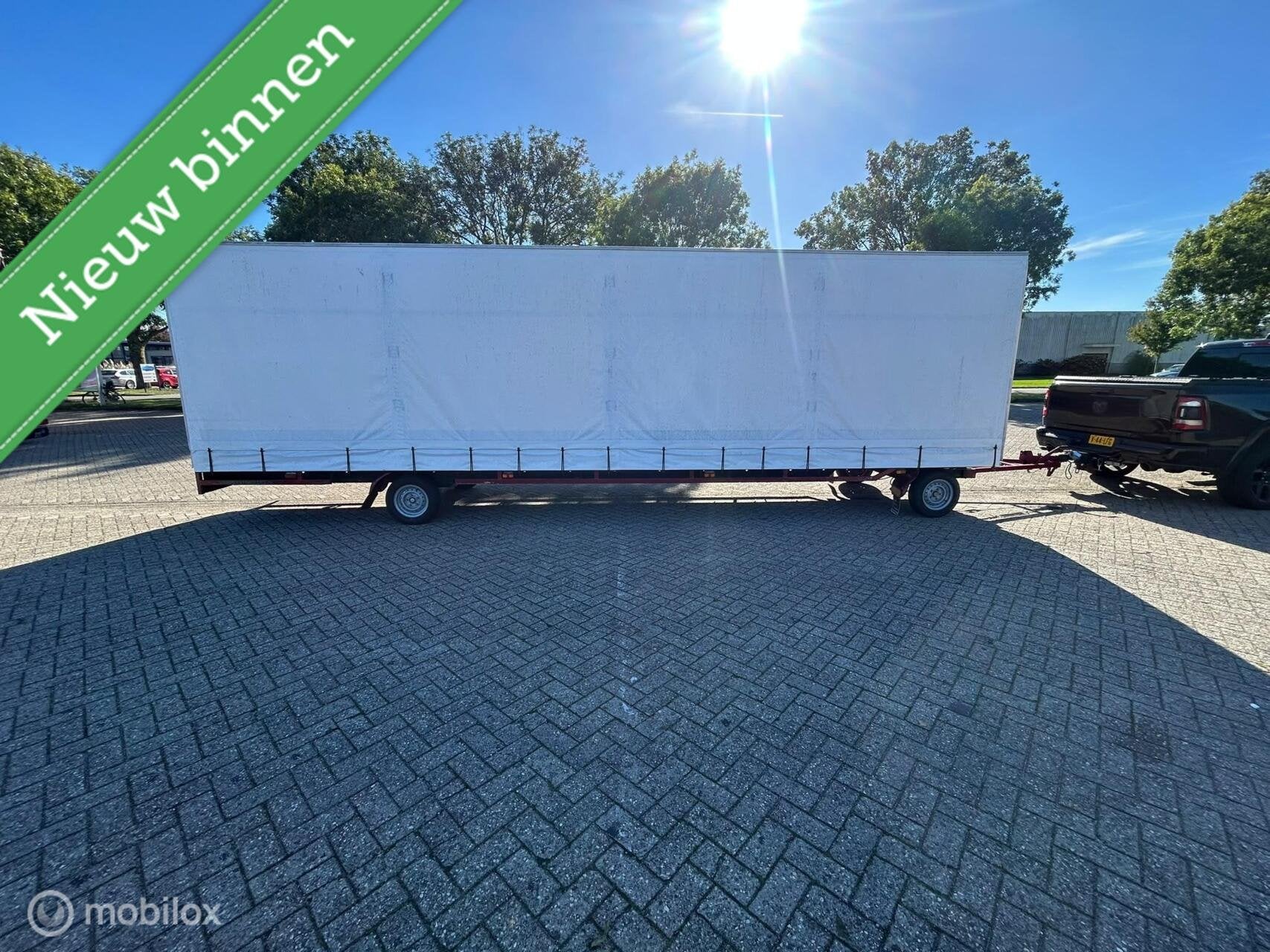 Hapert schamelwagen huifaanhanger 800x200x200 volumewagen, Gebruikt