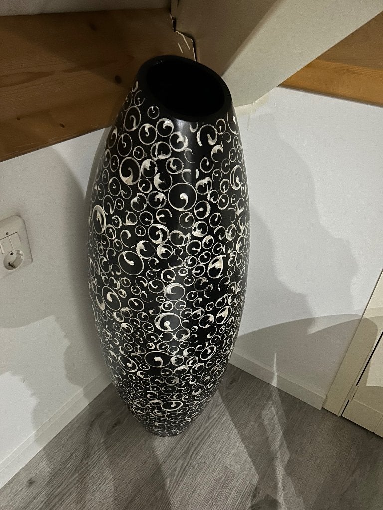 Vazen, Ophalen, Zo goed als nieuw, Zwart, Kunststof