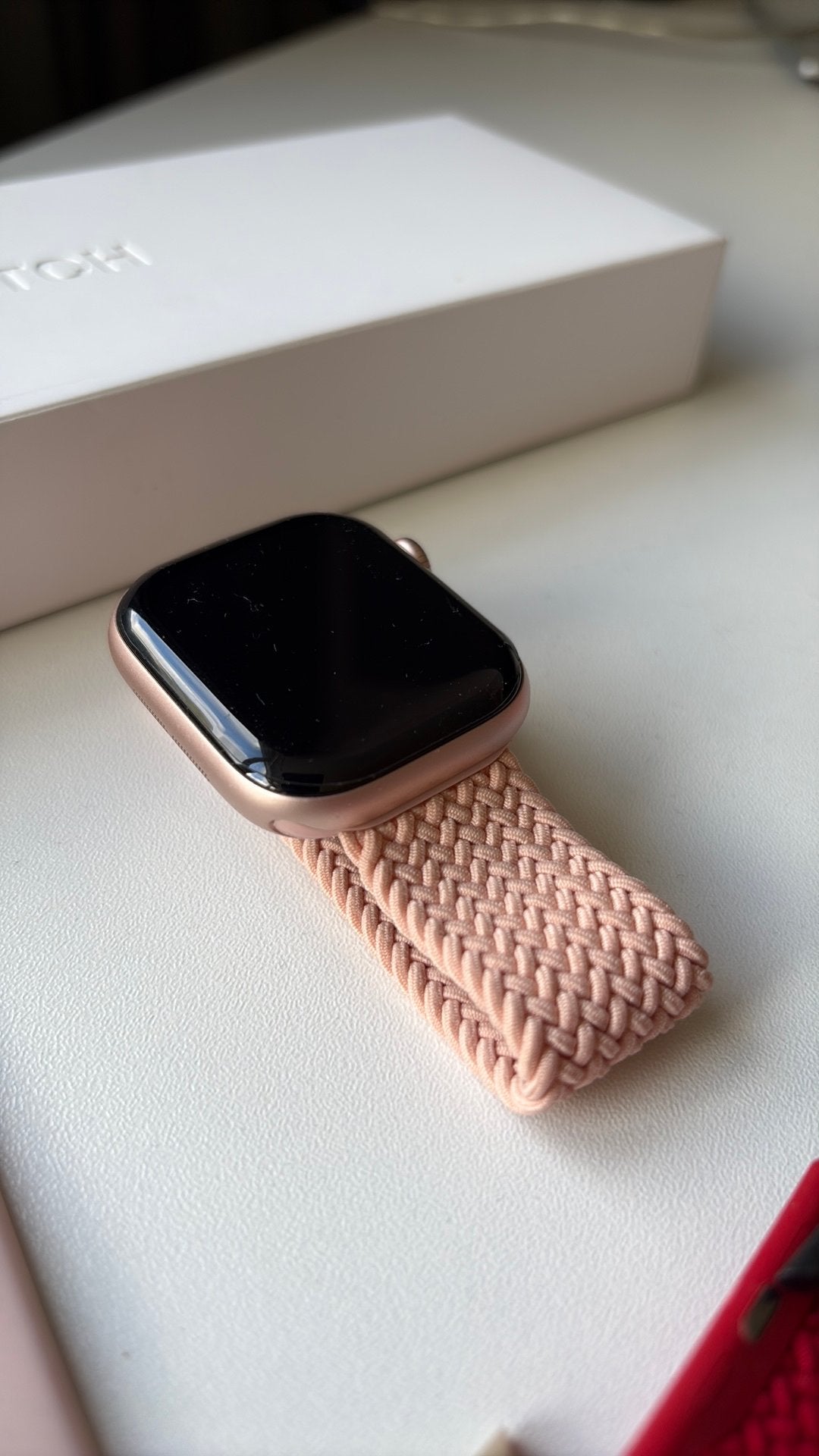 Apple watch series 11 42mm rosé goud, Sieraden, Tassen en Uiterlijk, Ophalen, Stappen, IOS, Zo goed als nieuw