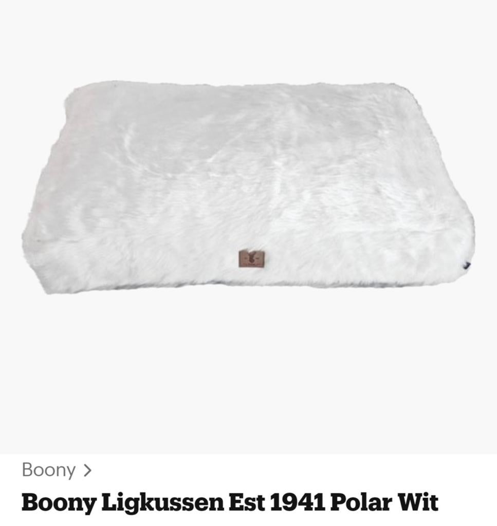 Design honden kussens Boony Est Polar White, Ophalen, Nieuw, Overige