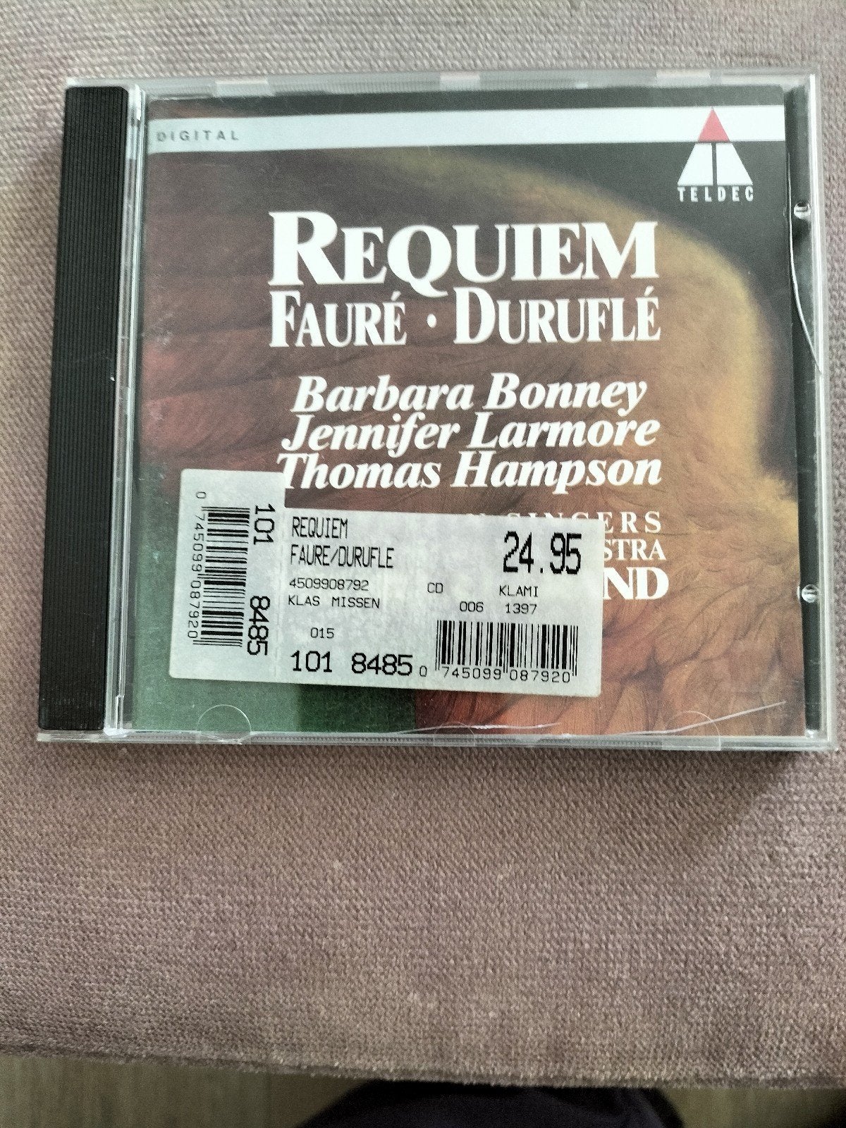 Fauré & Duruflé Requiem - Klassieke CD, Inclusief boekje, Gebruikt, Verzenden, Overige componisten