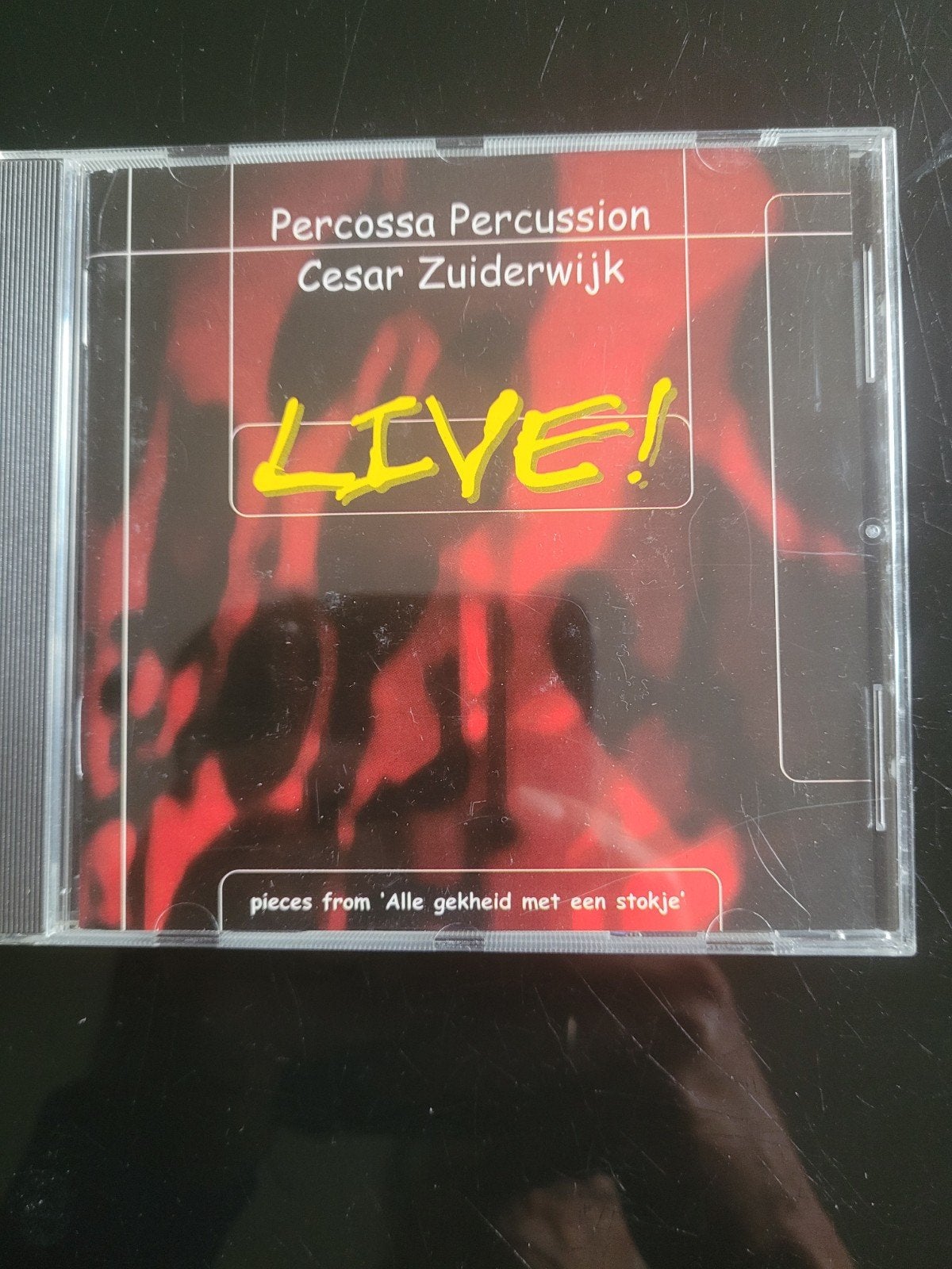Percossa Percussion Cesar Zuiderwijk - LIVE! CD, Ophalen of Verzenden, Gebruikt, Live-album