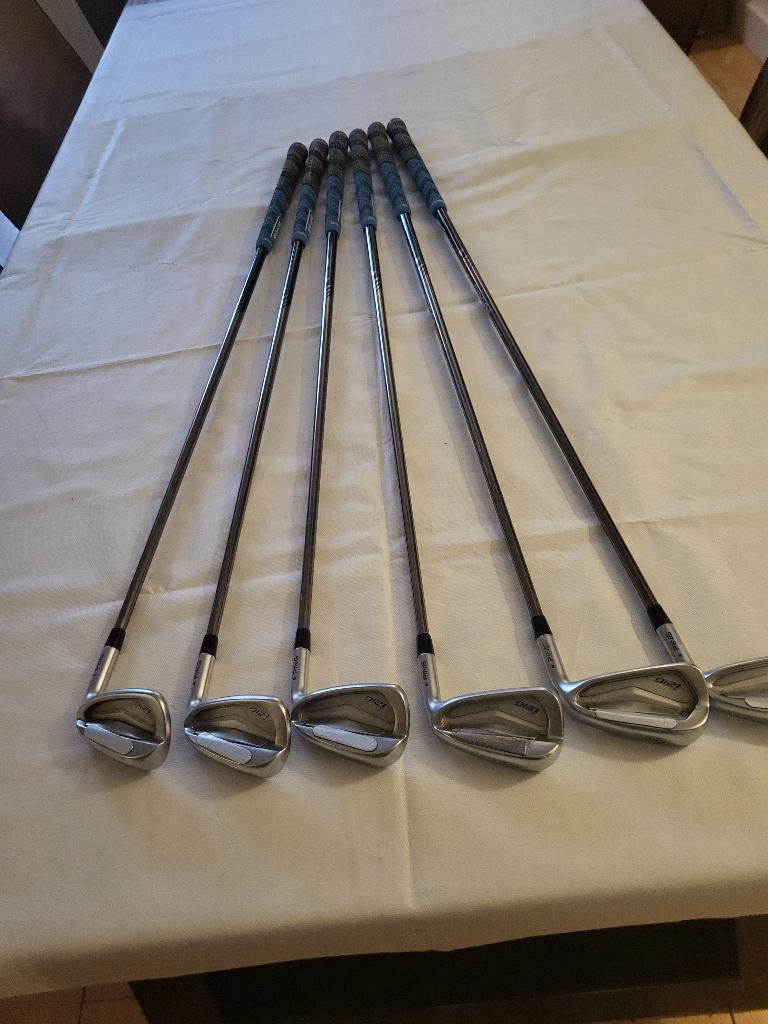 Ping i210 ijzerset 5-PW Recoil ES graphite Blue Dot, Ophalen, Gebruikt, Set, Ping