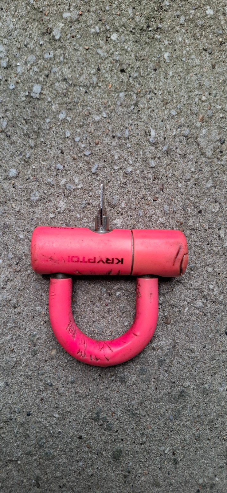Kryptonite EV Disc Lock - Roze, Ophalen, Gebruikt
