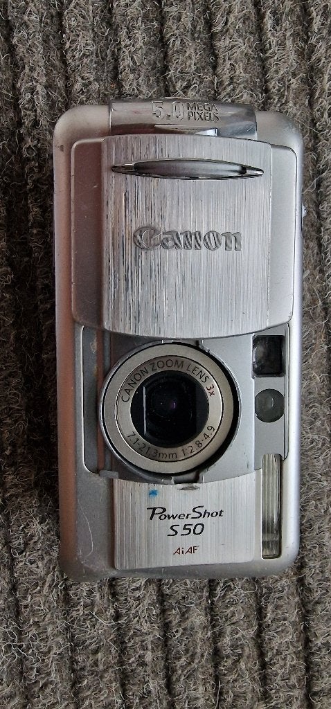 Canon powershot S50, digitale camera, Gebruikt, Canon, Oplader, Ophalen of Verzenden