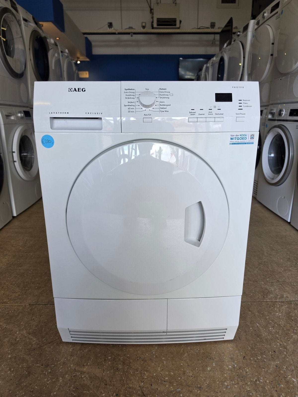 AEG Protex condensdroger | 7 kilo | Gratis thuis 🚚✅️, AEG, Jirnsum, 6 tot 8 kg, Anti-kreukfase