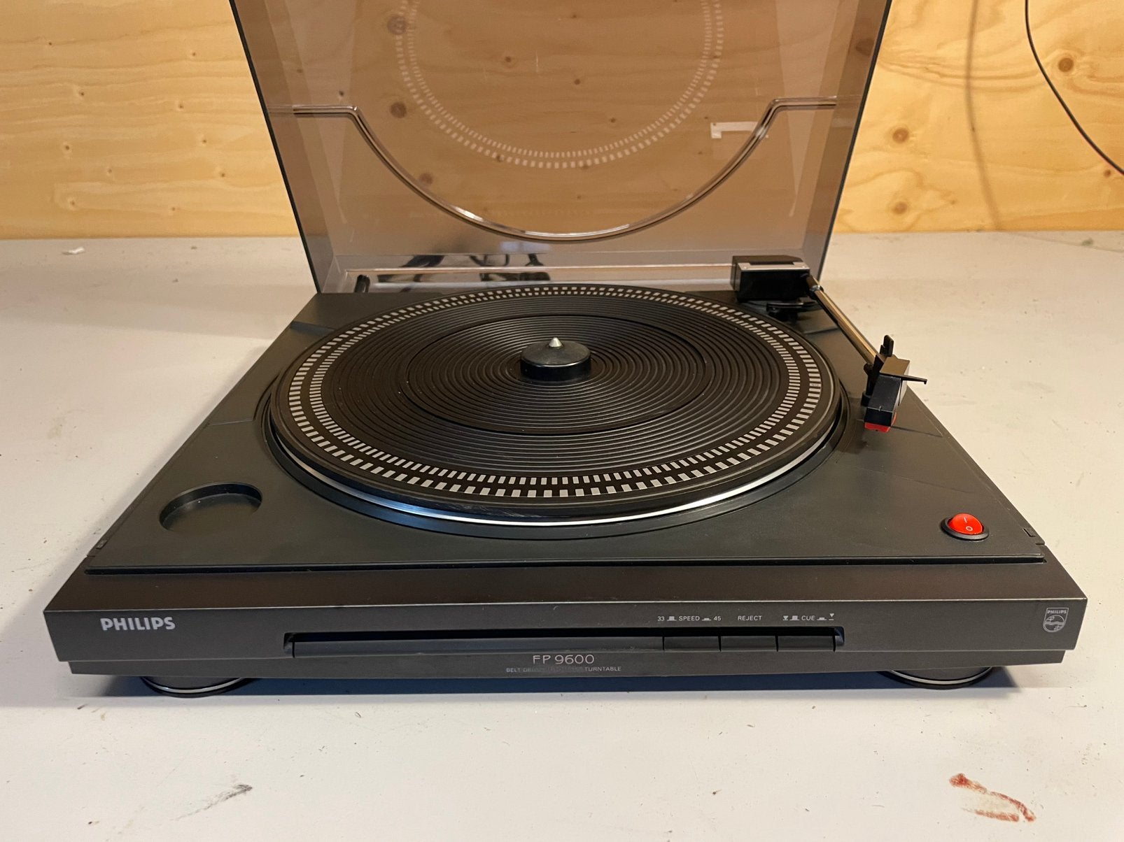 Philips platenspeler FP9600, Ophalen of Verzenden, Zo goed als nieuw, Philips
