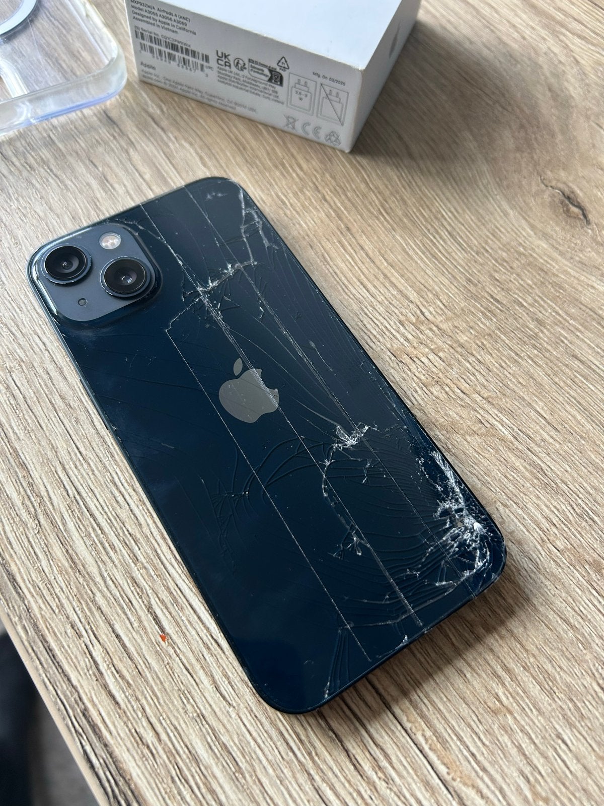 iPhone 13 - Achterkant gebroken, batterij 78%, Telecommunicatie, Mobiele telefoons | Apple iPhone, Blauw, Ophalen of Verzenden