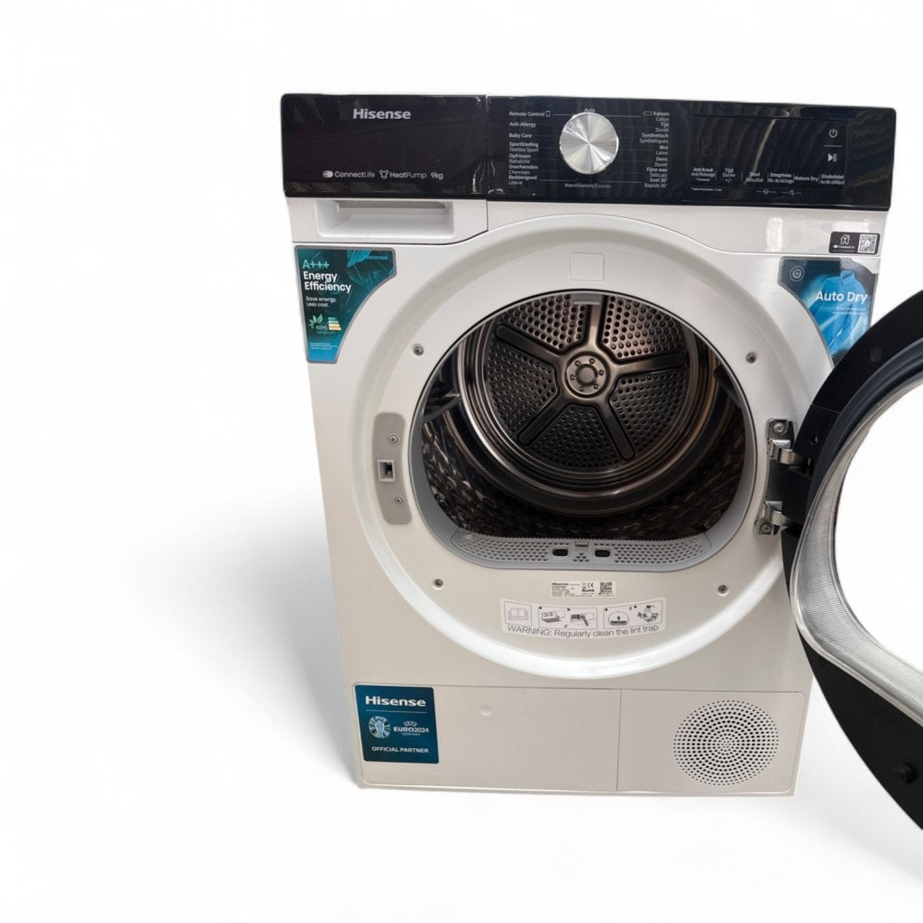 Foto 4 van Hisense Warmtepompdroger DH3S902BW3 - 9 kg - Wit