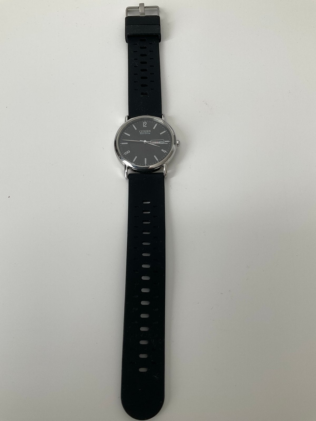 Citizen Eco-Drive E101-S015570 Herenhorloge, Sieraden, Tassen en Uiterlijk, Horloges | Heren, Staal, Ophalen of Verzenden, Leer