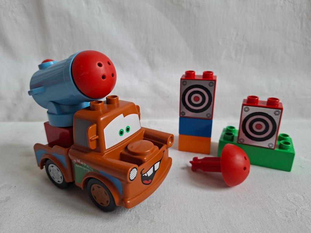 Duplo Cars 2 Agent Takel set 5817, Ophalen of Verzenden, Zo goed als nieuw, Duplo, Complete set