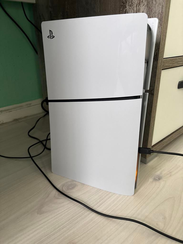 Witte PlayStation 5 Slim - Zo goed als nieuw, Ophalen, Zo goed als nieuw, 1 TB, Met 1 controller
