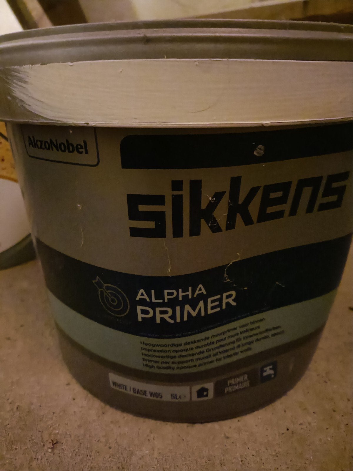 Sikkens Alpha Primer - Wit, Ophalen, Wit, Nieuw, Verf