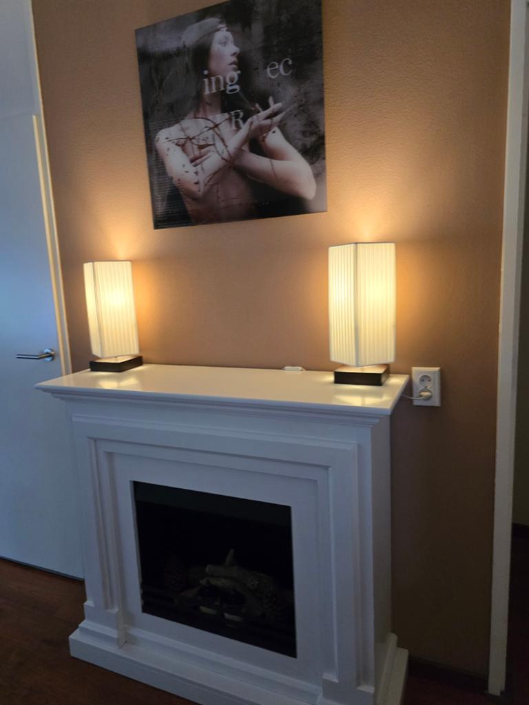 Decoratie open haard, Ophalen, Houthaard