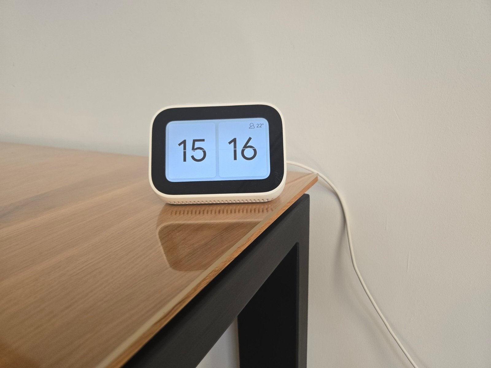 Xiaomi Mi Smart Clock - Digitale Wekker met Display, Witgoed en Apparatuur, Wekkers, Ophalen of Verzenden, Zo goed als nieuw, Digitaal