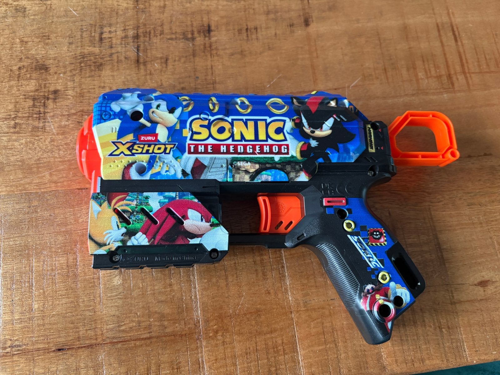 ZURU X-Shot Sonic the Hedgehog Blaster Speelgoedpistool, Ophalen, Gebruikt, Jongen of Meisje